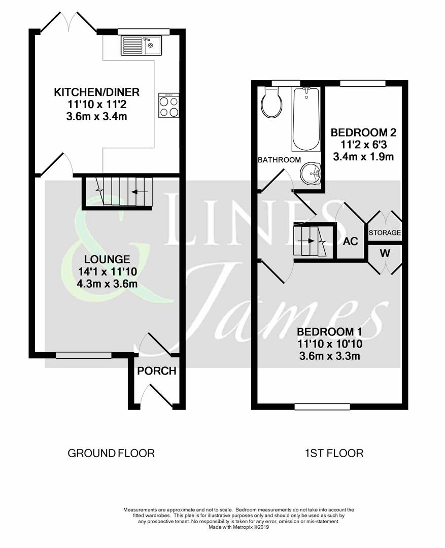 Floorplan for Groombridge Way, Horsham